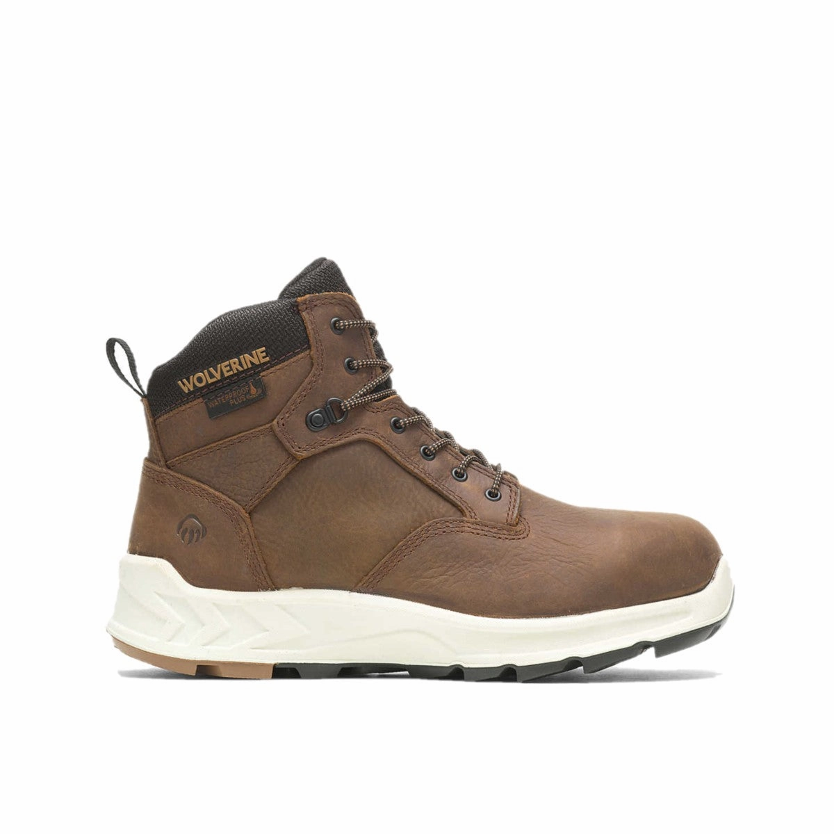 WOLVERINE W201156-EW SHIFTPLUS LX 6'' AT WP MN'S (Extra Wide) Brown Leather Work Boots Heat Proof Gear Workplace Safety