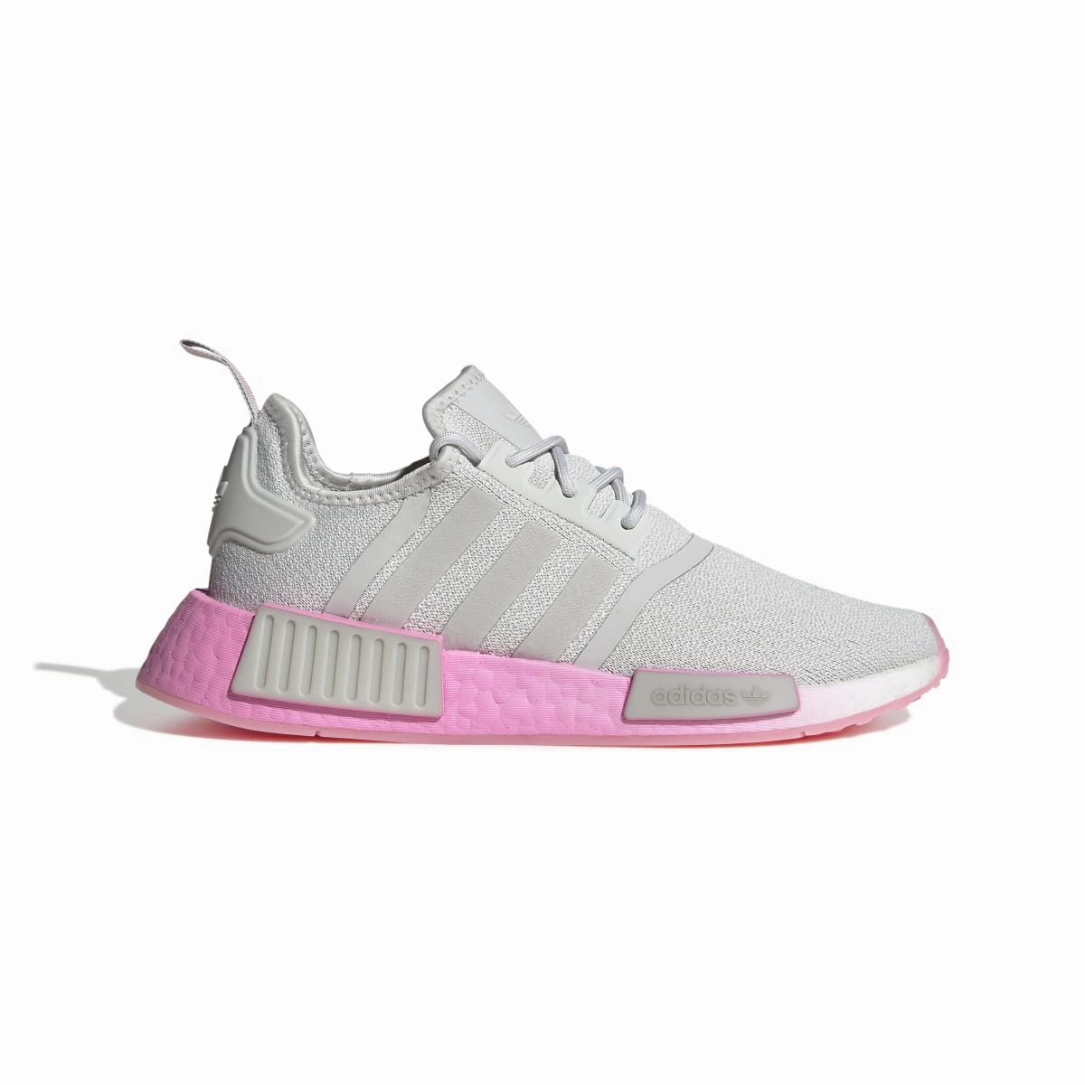 Sport Life ADIDAS GW9462 NMD_R1 WMN'S (Medium) Grey/Pink/White Stretch Fabric Running Shoes