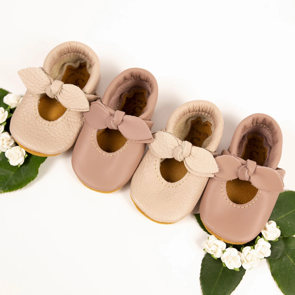 Dusty Rose & Oyster  BELLA JANES Shoes Baby and Toddler High Arch Support Heels