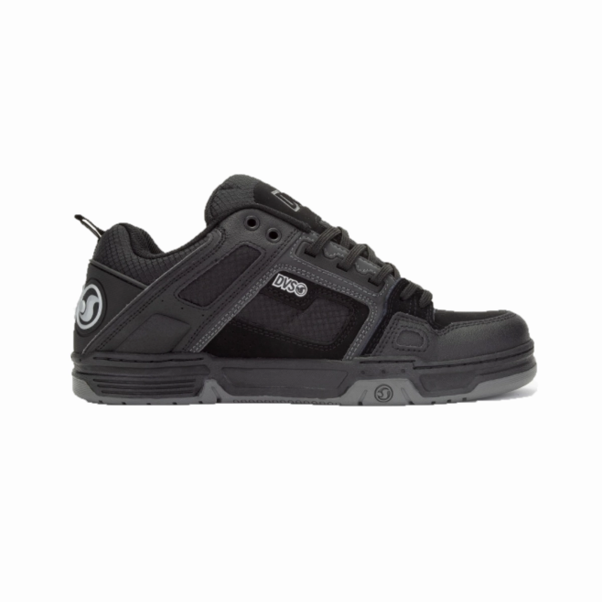 DVS F0000029985 COMANCHE MN'S (Medium) Black/Charcoal Leather & Nubuck Skate Shoes Shop Day