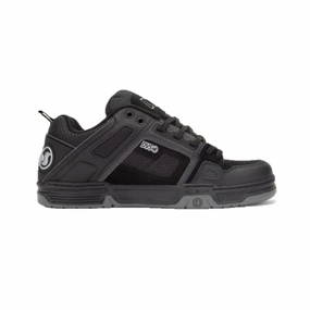 DVS F0000029985 COMANCHE MN'S (Medium) Black/Charcoal Leather & Nubuck Skate Shoes Night Out Bounce Control