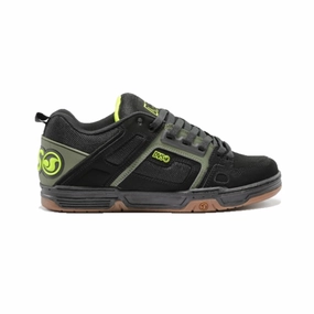 Soft Step Design DVS F0000029991 COMANCHE MN'S (Medium) Black/Olive/Gum Leather & Nubuck Skate Shoes