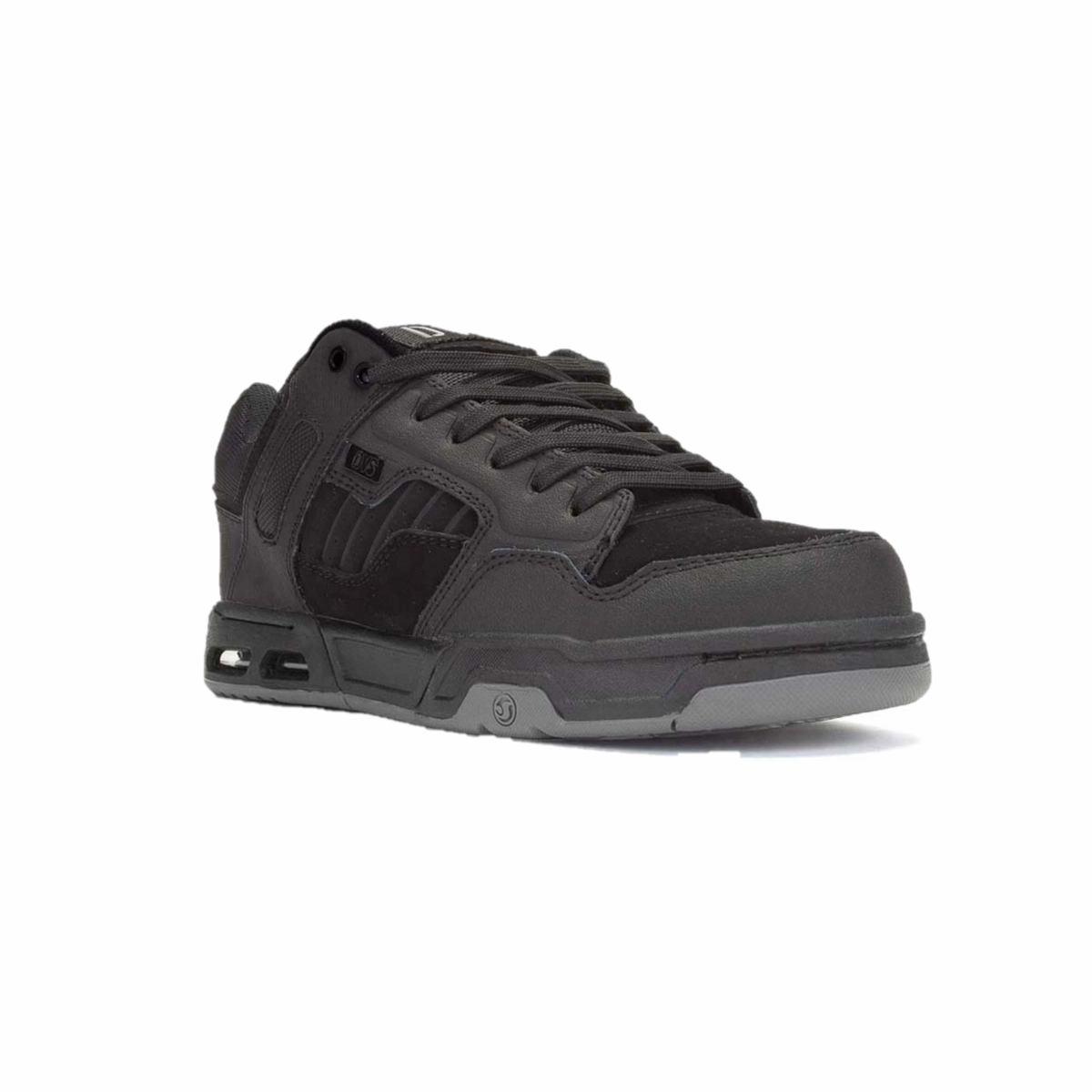 DVS F0000056982 ENDURO HEIR MN'S (Medium) Black/Black Leather & Nubuck Skate Shoes Urban Skate