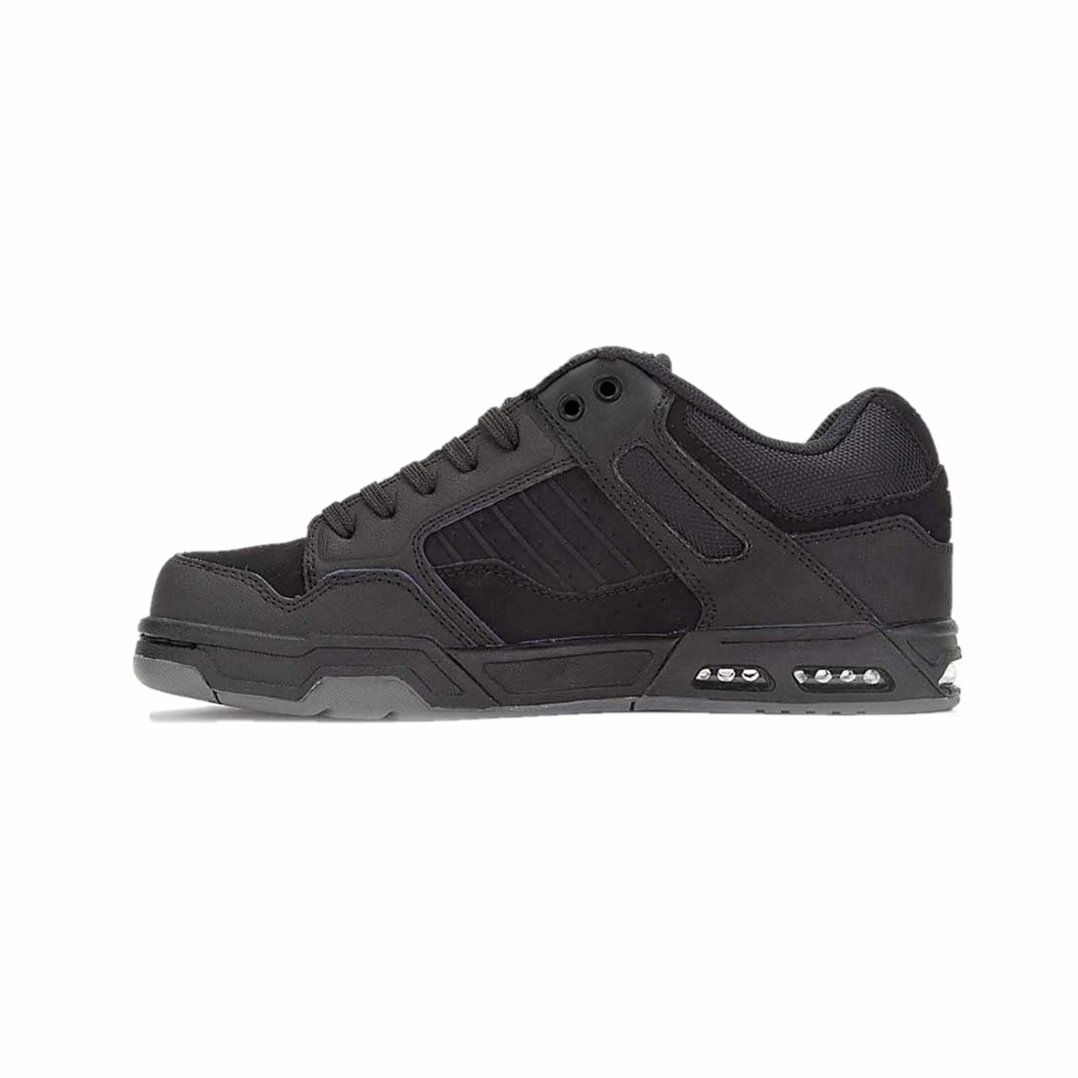 DVS F0000056982 ENDURO HEIR MN'S (Medium) Black/Black Leather & Nubuck Skate Shoes Lightweight Step