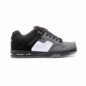 Flexible Materials Casual Support DVS F0000056984 ENDURO HEIR MN'S (Medium) Black/White/Charcoal Leather & Nubuck Skate Shoes