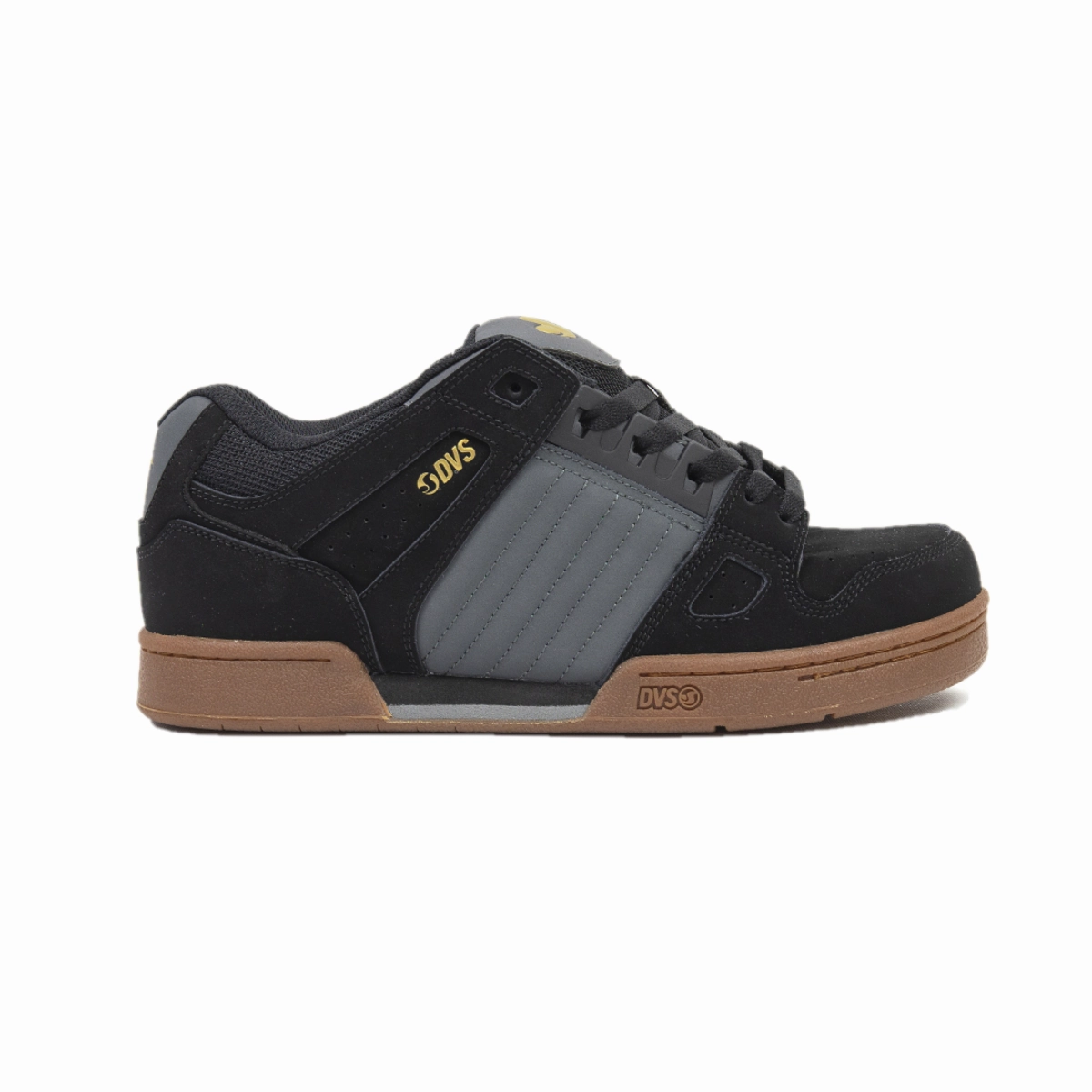 DVS F0000233964 CELSIUS MN'S (Medium) Black/Charcoal/Gum Suede/Leather/Nubuck Skate Shoes Chic Footwear Dawn Pace