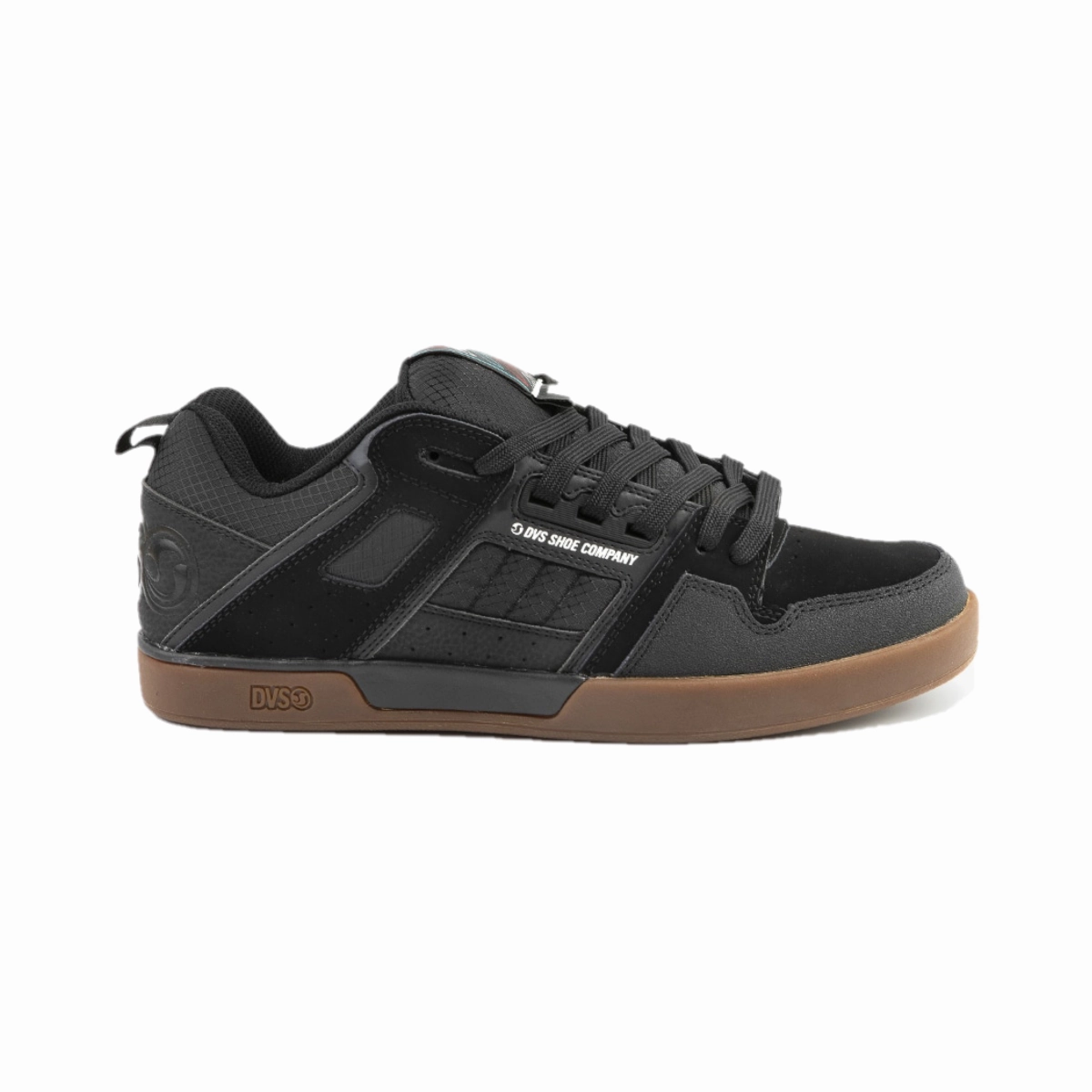 DVS F0000323007 COMANCHE 2.0  DAVE B. MN'S (Medium) Black/Gum Leather Skate Shoes Path Stroll