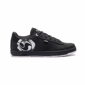 DVS F0000337001 REVIVAL 3.0 MN'S (Medium) Black/White/Black Leather & Nubuck Skate Shoes Pro Level