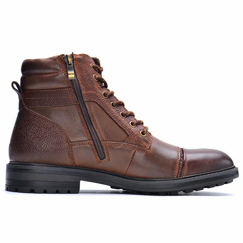 Dylan - Stylish Premium Leather Boots Fire Station Work Boots