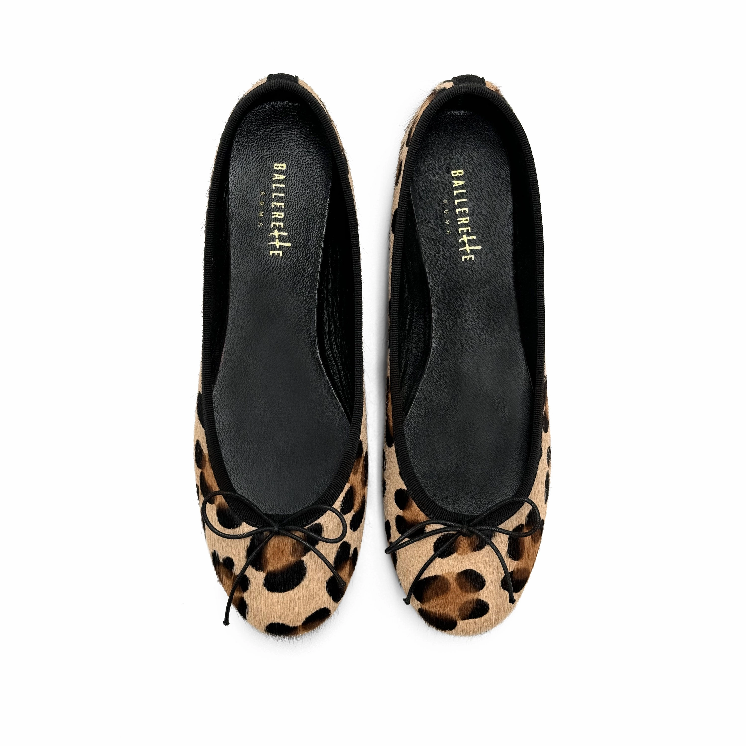 Animalier spotted calf hair ballet flats Wedding Flats Shoes