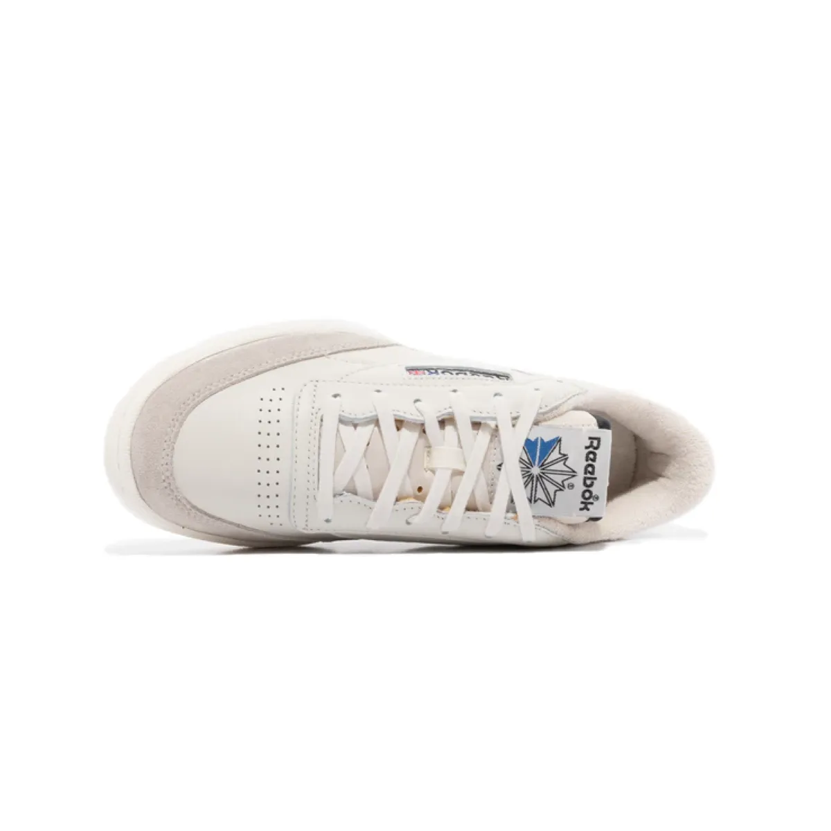 Sport Ready REEBOK GY7200 (100047112) CLUB C 85 VINTAGE MN'S (Medium) Chalk/Black/Blue Leather Lifestyle Shoes