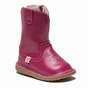 Mooshu Toddler Girl's Tall Stitched Squeaky Cowgirl Boots Adidas Break Start Premium Low Shoes