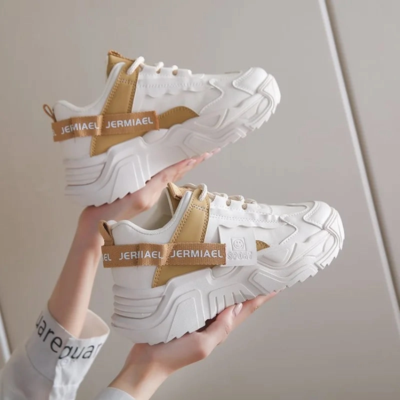 Flat Shoes Mtb Women Running Shoes Korean Casual Breathable Flat Sneakers for Female Platform Footwear Tennis Ladies Trainers Vulcanized Shoes