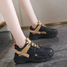 Best Running Shoes For Beginners With Flat Feet Women Running Shoes Korean Casual Breathable Flat Sneakers for Female Platform Footwear Tennis Ladies Trainers Vulcanized Shoes