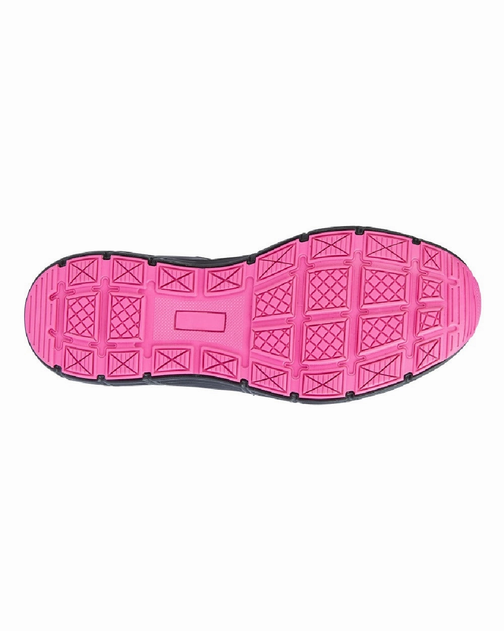 Men's Pull On Work Boots Grafters Womens Black Hot Pink Nylon Mesh Safety Trainer Shoes