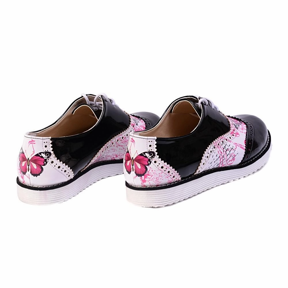 Night Glow mud proof Butterfly Oxford Shoes GNG204