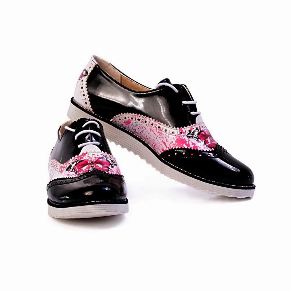 Butterfly Oxford Shoes GNG204 Media Pop Celebrity Vibe