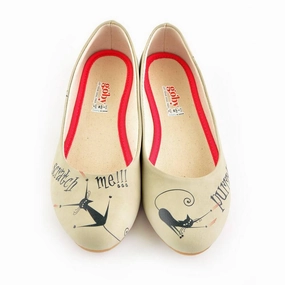 Ballerinas Shoes 2023 mesh construction Leather Touch