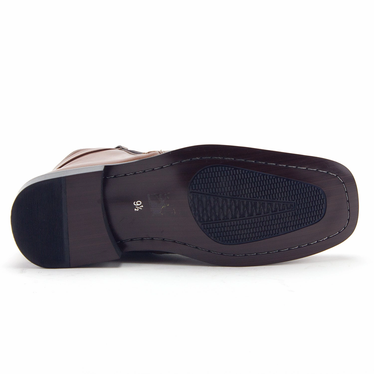 Adidas Terrex Goretex Hiking Shoes Men's 38307 Ankle High Double Zippered Classic Dress Boots (Brown)