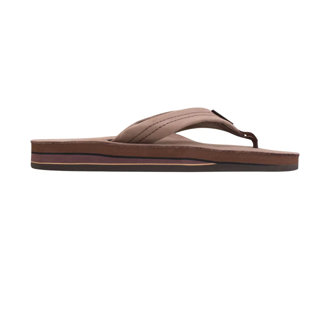 RAINBOW 302ALTS0W/EXPR DOBLE LAYER PREMIER WMN'S (Medium) Expresso Leather Strap Sandals Air Motion