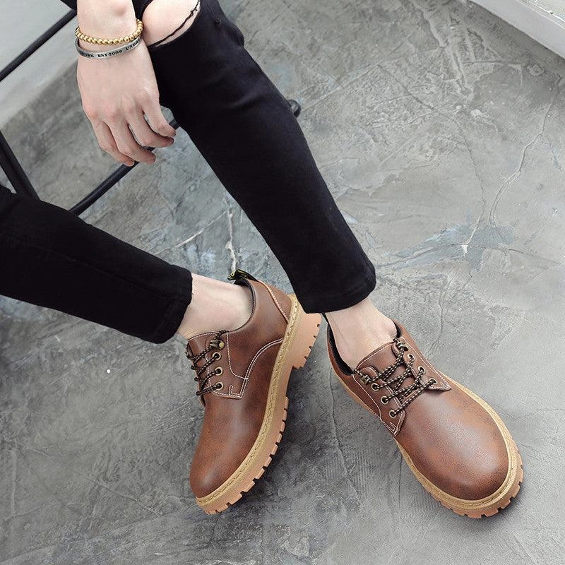 Casual Boots Low-cut Tooling Trendy Shoes For Men Desert Boots