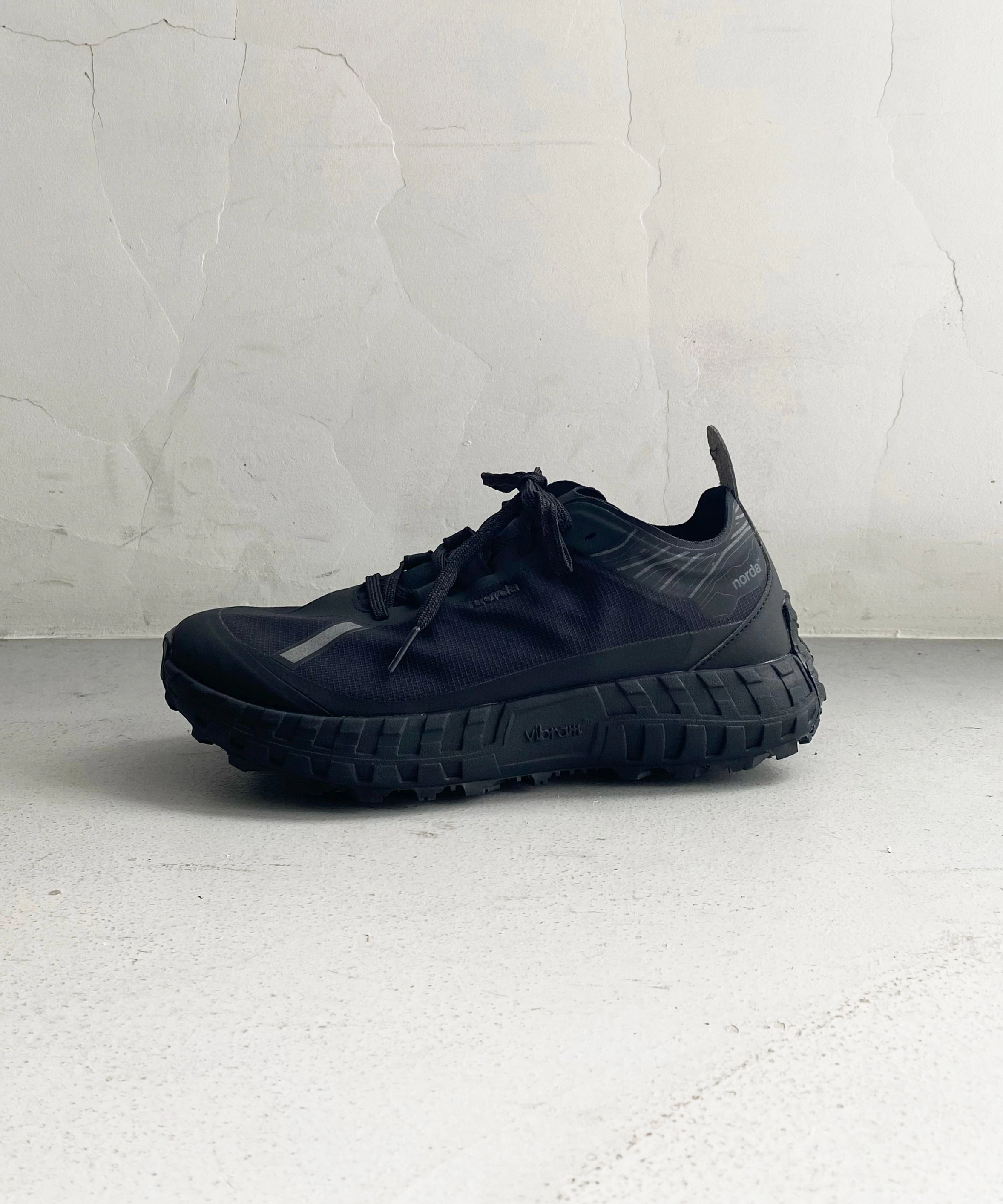 norda Norda 001 g m "STEALTH BLACK" Tall Motorcycle Boots