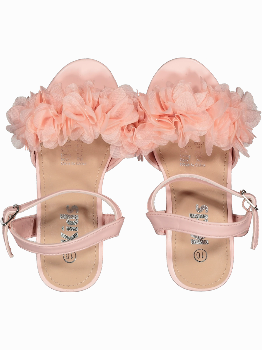 Pink Bloom Heeled Sandals Coach Sandals