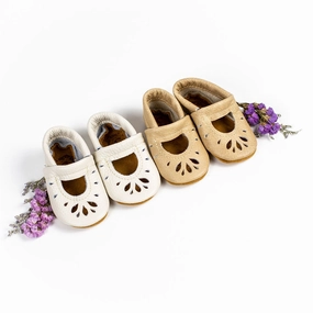High Heel Mule Milk & Barley RAINEY JANES  Shoes Baby and Toddler