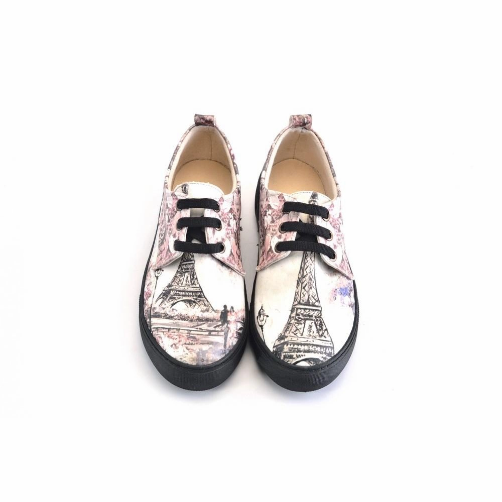 Eiffel Tower Oxford Shoes GOB301 Indoor