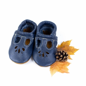 Navy LOTUS T-strap Shoes Baby and Toddler Crazy High Heels