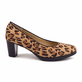 Ara Ophelia Pump (Women) - Camel Animal Print Prom Dress