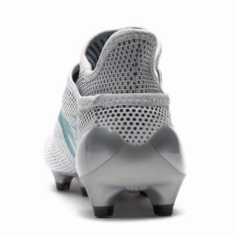 Adidas Youth X 17  FG Soccer Cleat - White/Energy Blue Size 7t Soccer Cleats