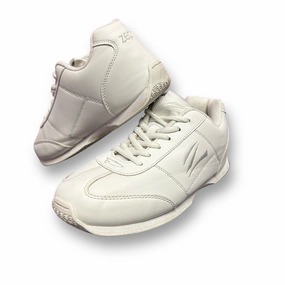 Asics Gel Contend Shoe Zephz Cheerleading Shoes Girls Youth Size 6 White Tennis Shoes