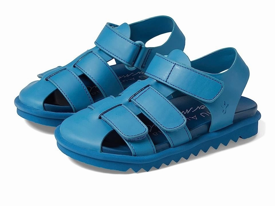 Comfortable Sandals For Work EMU Australia Cascade K12841 Sandals Kids  Lagoon Blue Fisherman JOBB1253