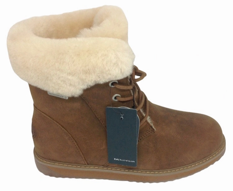 City Trek Emu Australia Shoreline ~ Tan/Oak ~ waterproof boot