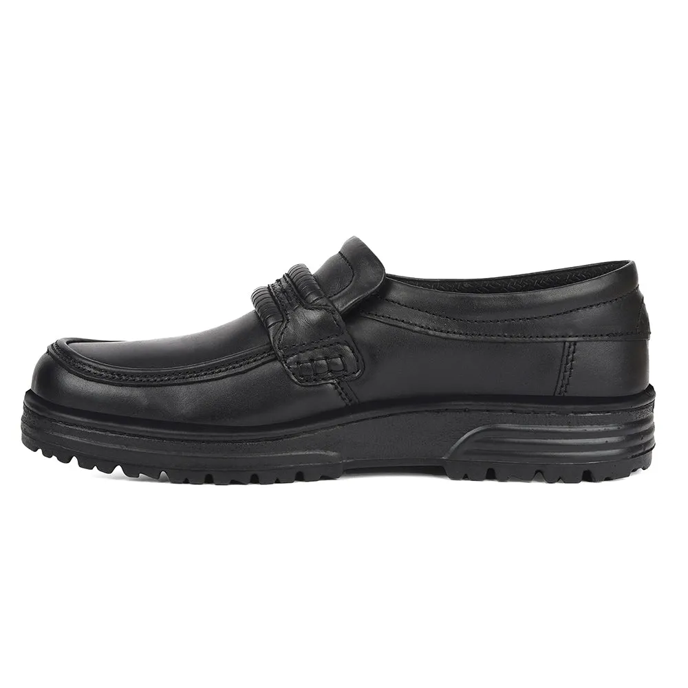 Healers Black Formal Non Lacing Derby Shoes For Men 719054AN By Liberty Super Daily Trainer Shoes