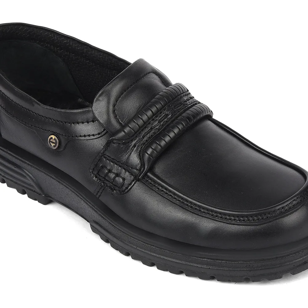 Healers Black Formal Non Lacing Derby Shoes For Men 719054AN By Liberty Brooks Cross Trainer Shoes