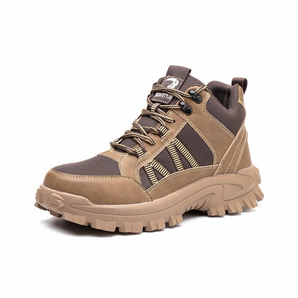 Top Rated Waterproof Work Boots Men's Steel Toe Boots - Slip Resistant | B066
