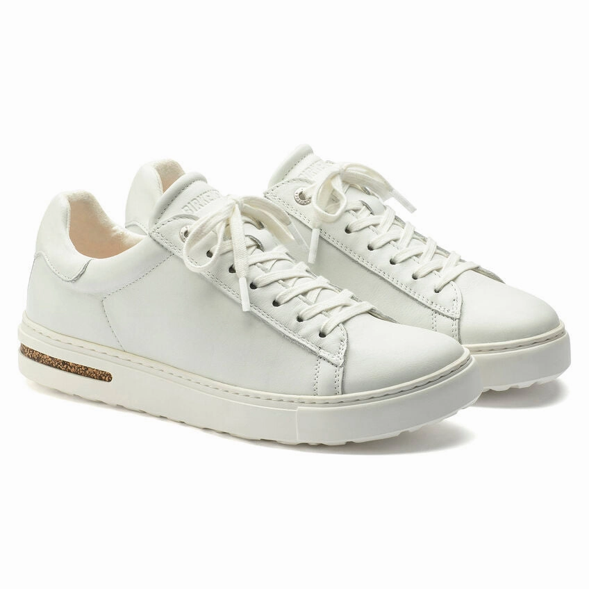 'Birkenstock' Women's Bend Low Leather Sneaker - White Dress Shoes With White Soles