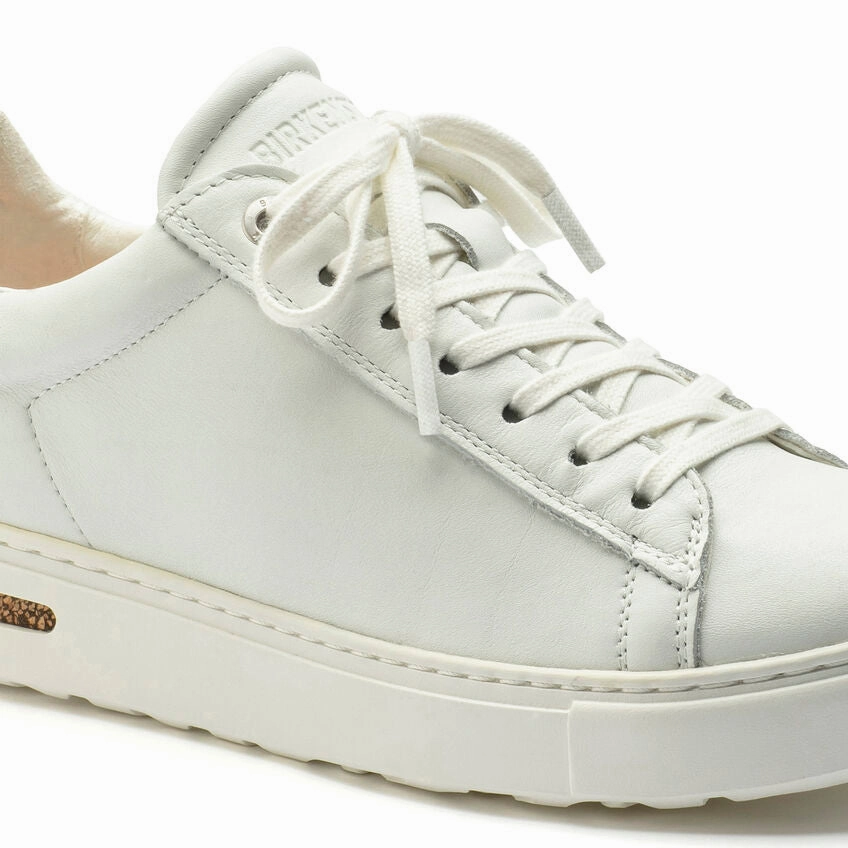 Cocktail Dresses With Flat Shoes 'Birkenstock' Women's Bend Low Leather Sneaker - White