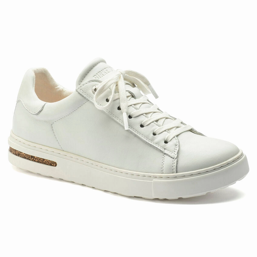 Dress Shoes For Orthotics 'Birkenstock' Women's Bend Low Leather Sneaker - White