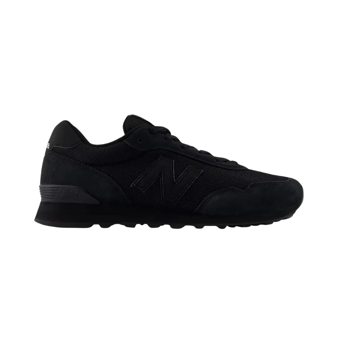 NEW BALANCE ML515AGR-2E 515 MN'S (Wide) Black Mesh & Suede Running Shoes Ultra Cushion Gym Performance