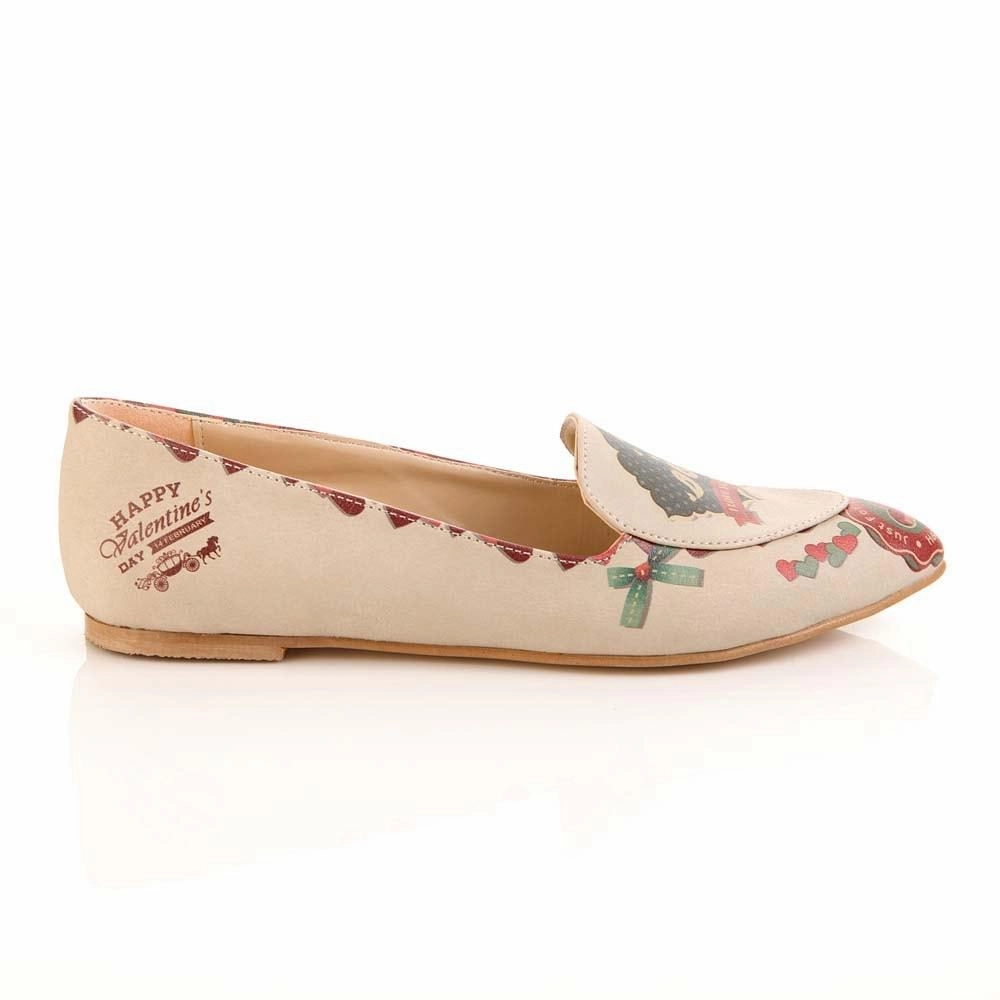 Angel Mood I Love You Ballerinas Shoes OMR7204