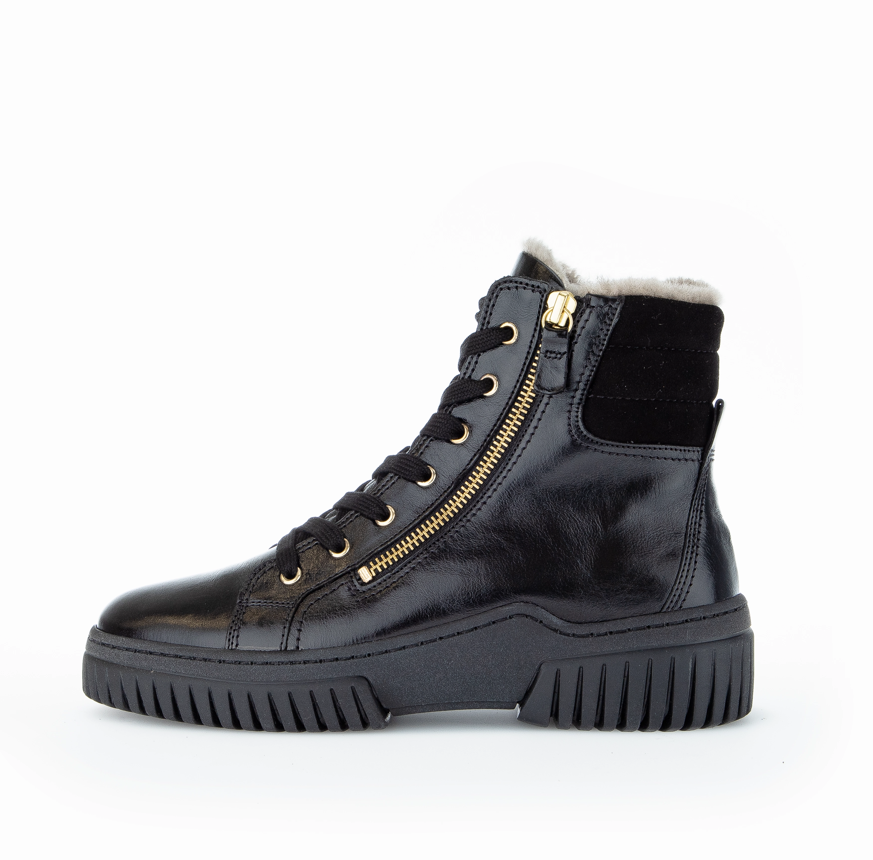 Ice Grip Stone Grip 93.761 - HIGH-TOP SNEAKER SHEARLING LINED