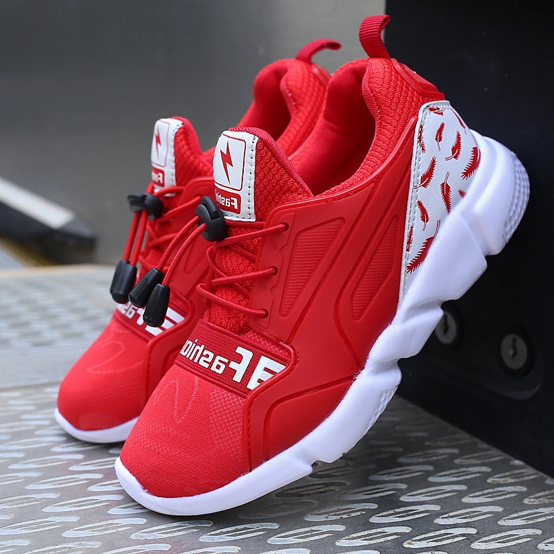 Boy Casual ShoesTrainer Air Mesh Breathable Fly Knit Elastic Band Shoe Asics Best Selling Shoes