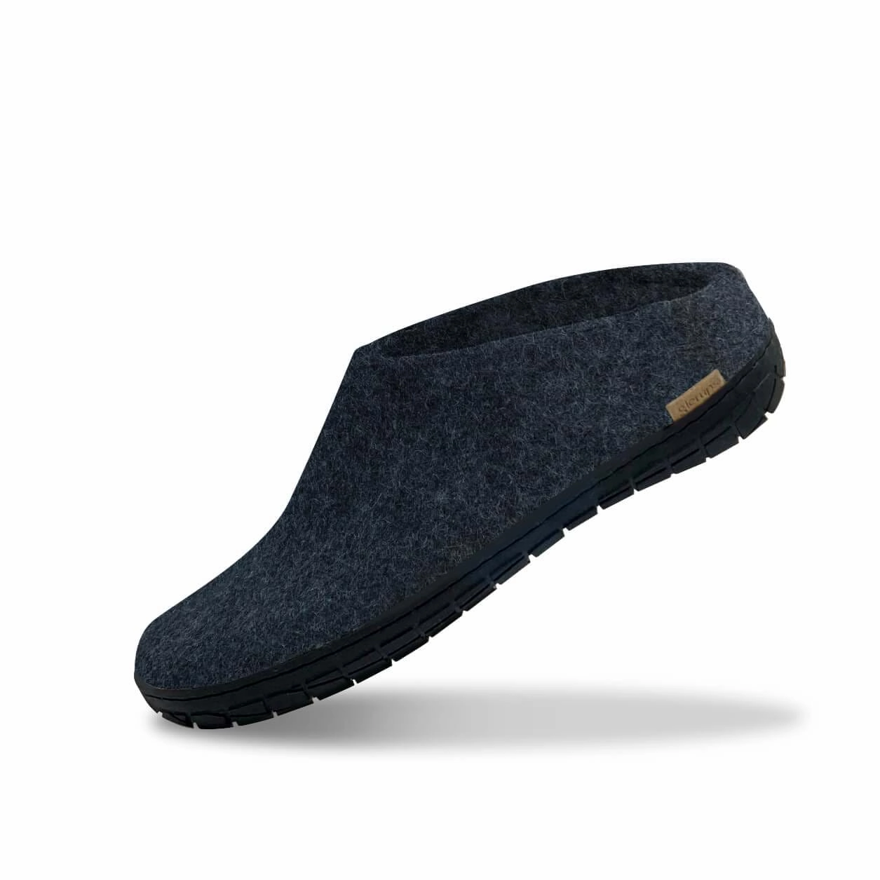 Slip-on with natural rubber sole - black - Denim Flexible Fit Flexible Build