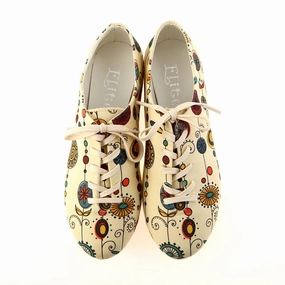 Palm Base Posture aid Flowers Ballerinas Shoes SLV038