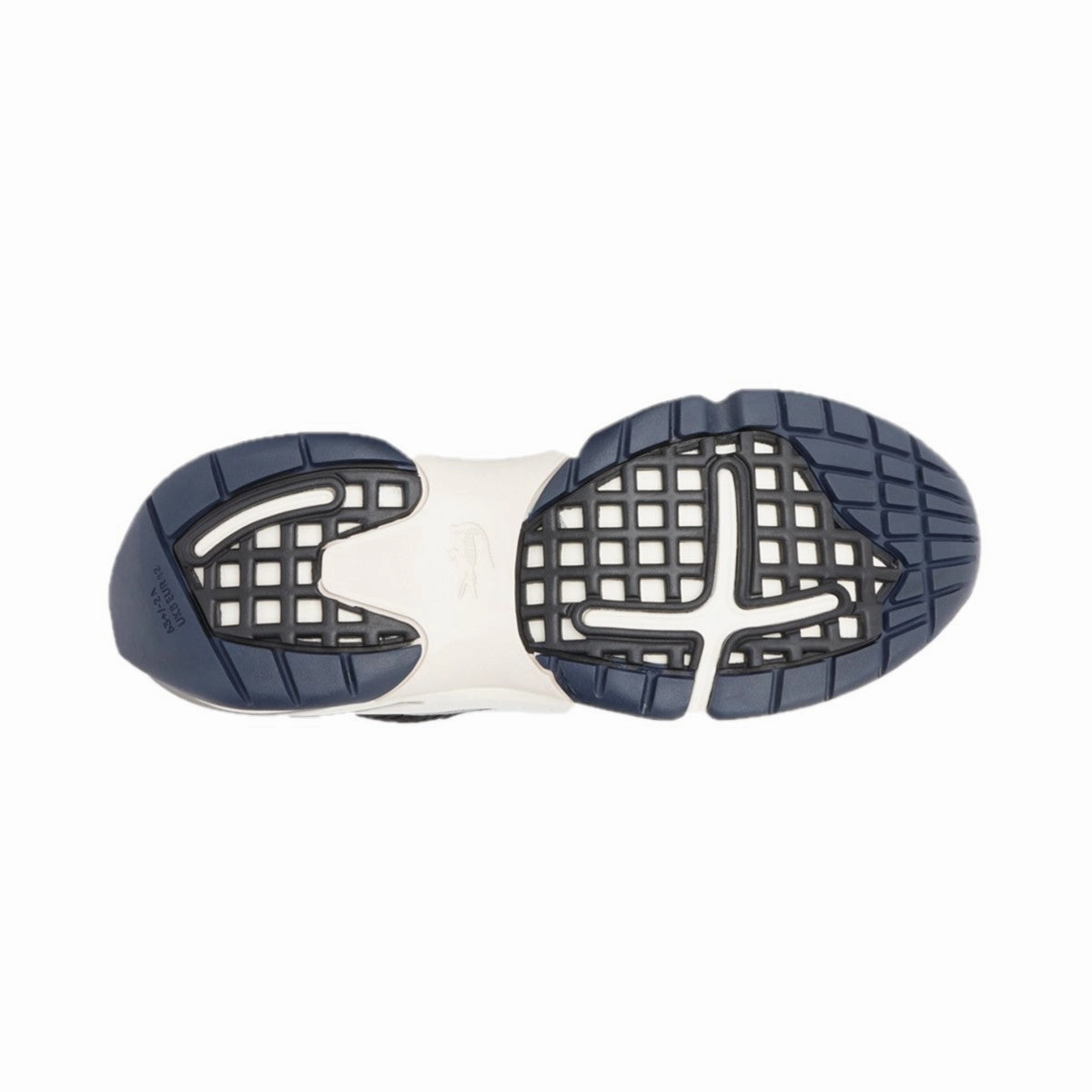 LACOSTE 7-45SMA0004075 ODYSSA 123 MN'S (Medium) Black/Navy Textile & Synthetic Lifestyle Shoesl Soft Sole Japan Line