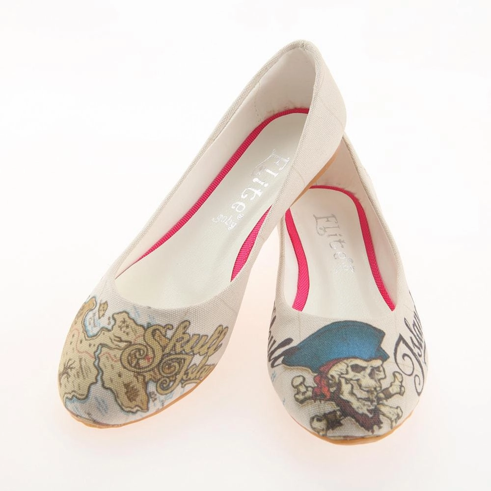 Canvas Winter Warm Pirates Ballerinas Shoes 1116