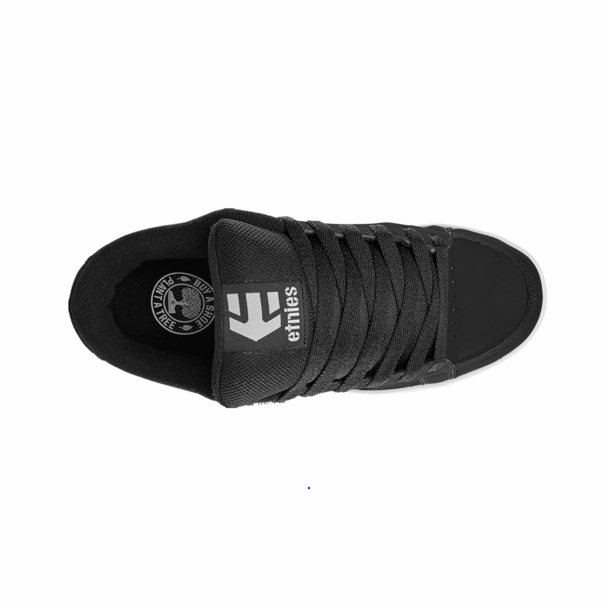 ETNIES 4101000091 979 KINGPIN MN'S (Medium) Black/White/Gum Nubuck Skate Shoes Premium Ride Performance Ready